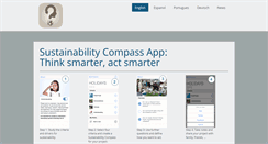 Desktop Screenshot of compass-for-sustainability.net